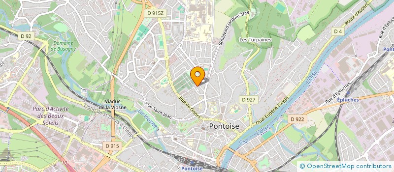 localisation de l'entreprise MAISON DE SANTE DES CORDELIERS DE PONTOISE  PONTOISE