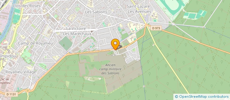 localisation de l'entreprise MAISON DE SANTE DES SABLONS  COMPIEGNE