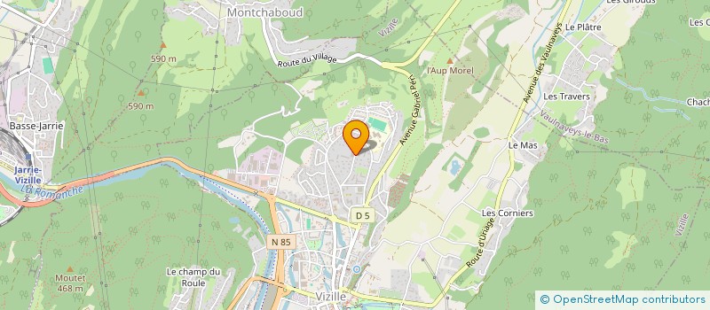 localisation de l'entreprise MAISON DE SANTE DRAC ET ROMANCHE  VIZILLE