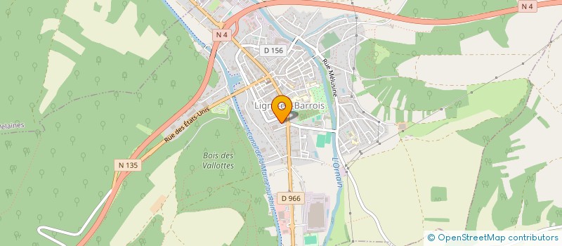 localisation de l'entreprise MAISON DE SANTE DU BARROIS à LIGNY-EN-BARROIS