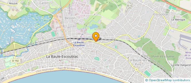 localisation de l'entreprise MAISON DE SANTE DU BOIS D'AMOUR  LA BAULE-ESCOUBLAC