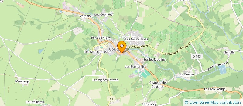 localisation de l'entreprise MAISON DE SANTE DU COUCHOIS  COUCHES