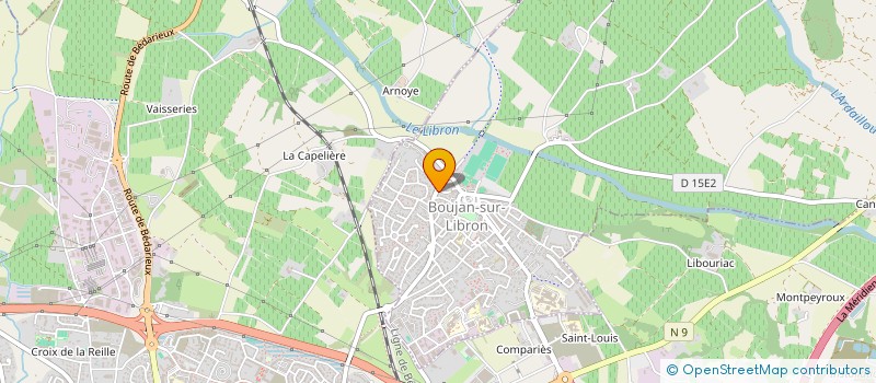 localisation de l'entreprise MAISON DE SANTE DU LIBRON  BOUJAN-SUR-LIBRON