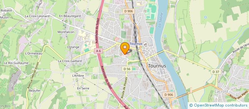 localisation de l'entreprise MAISON DE SANTE DU TOURNUGEOIS à TOURNUS