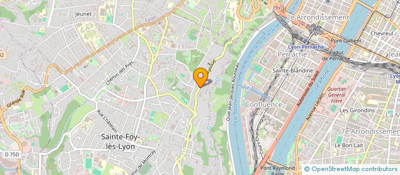 localisation de l'entreprise MAISON DE SANTE FIDESIENNE  SAINTE-FOY-LES-LYON