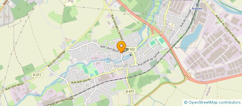localisation de l'entreprise MAISON DE SANTE INTERPROFESSIONNELLE DE L'AA à BLENDECQUES
