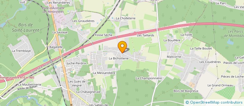 localisation de l'entreprise MAISON DE SANTE LA ROQUILLE à VEIGNE