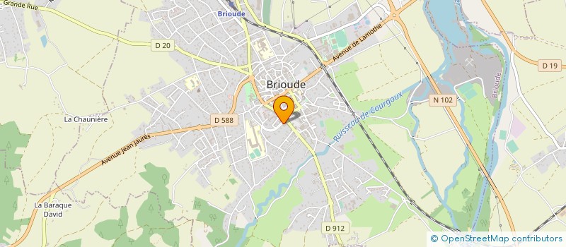 localisation de l'entreprise MAISON DE SANTE LE FLORE  BRIOUDE