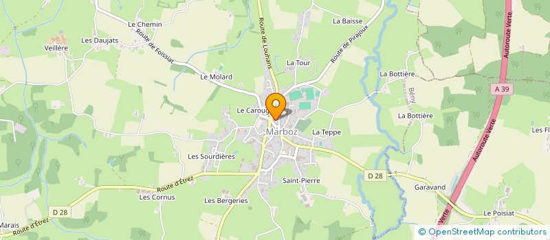 localisation de l'entreprise MAISON DE SANTE MARBOZ  MARBOZ