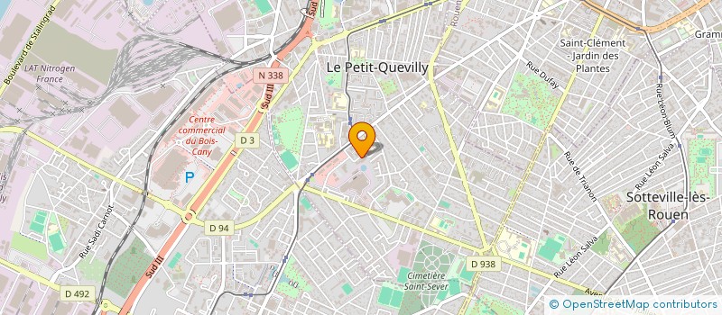 localisation de l'entreprise MAISON DE SANTE PETIT QUEVILLY EST  LE PETIT-QUEVILLY