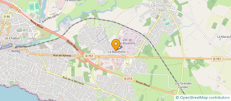 localisation de l'entreprise MAISON DE SANTE PIERRE ET MARIE CURIE  PORNIC