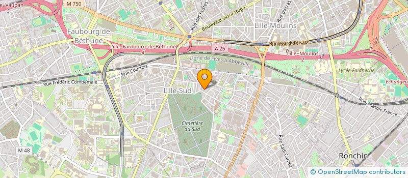 localisation de l'entreprise MAISON DE SANTE PLURI-PROFESSIONNELLE DE LILLE SUD  LILLE