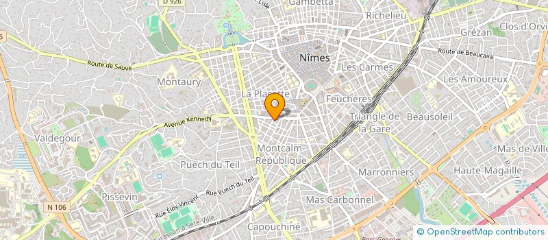 localisation de l'entreprise MAISON DE SANTE PLURI-PROFESSIONNELLE DU CIRQUE ROMAIN  NIMES