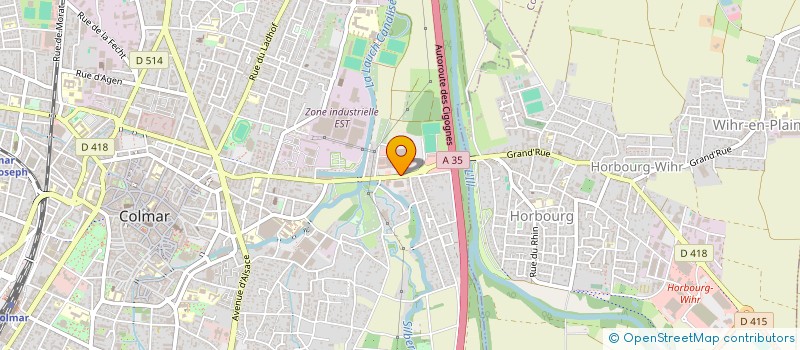 localisation de l'entreprise MAISON DE SANTE PLURI-PROFESSIONNELLE DU POLE MEDICAL DE L'ORANGERIE  COLMAR