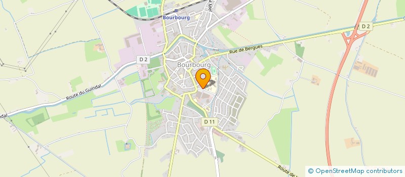 localisation de l'entreprise MAISON DE SANTE PLURIDISCIPLINAIRE DE BOURBOURG  BOURBOURG