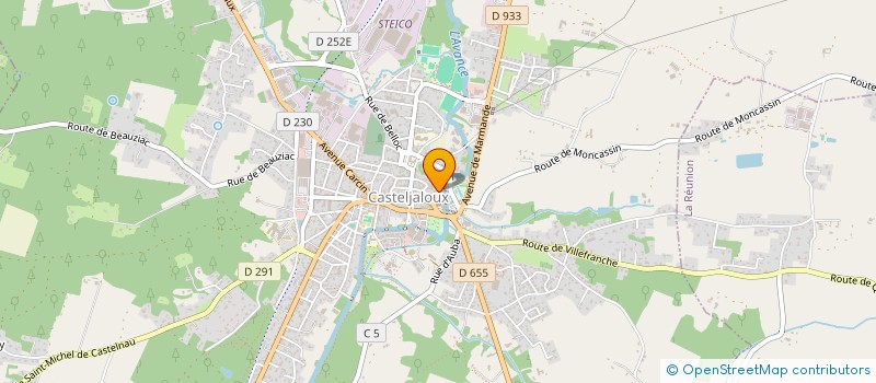localisation de l'entreprise MAISON DE SANTE PLURIDISCIPLINAIRE DE CASTELJALOUX  CASTELJALOUX