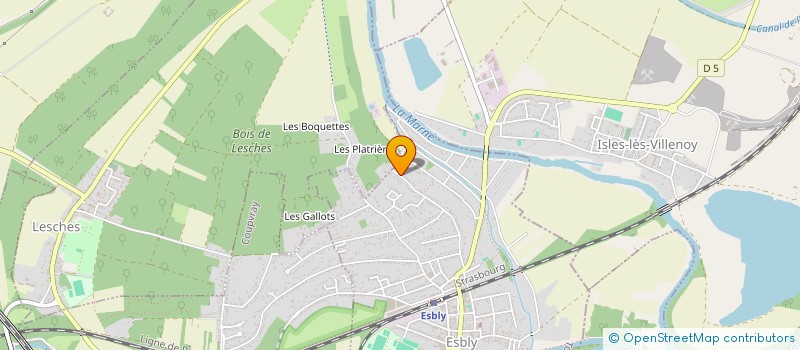 localisation de l'entreprise MAISON DE SANTE PLURIDISCIPLINAIRE DE CHELLES à ESBLY