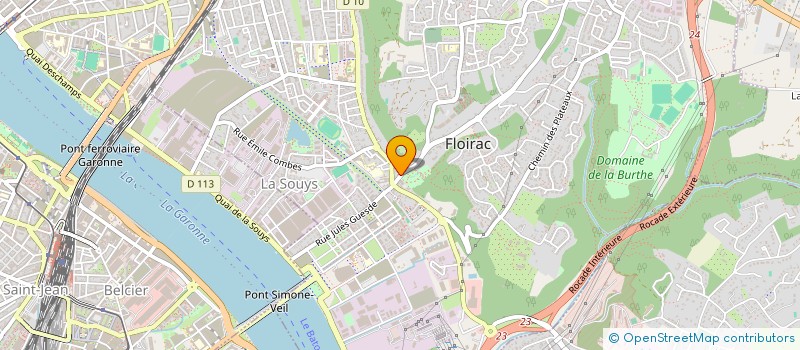 localisation de l'entreprise MAISON DE SANTE PLURIDISCIPLINAIRE  DE FLOIRAC  FLOIRAC