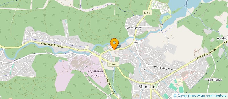 localisation de l'entreprise MAISON DE SANTE PLURIDISCIPLINAIRE DE LA SAUVETE à MIMIZAN