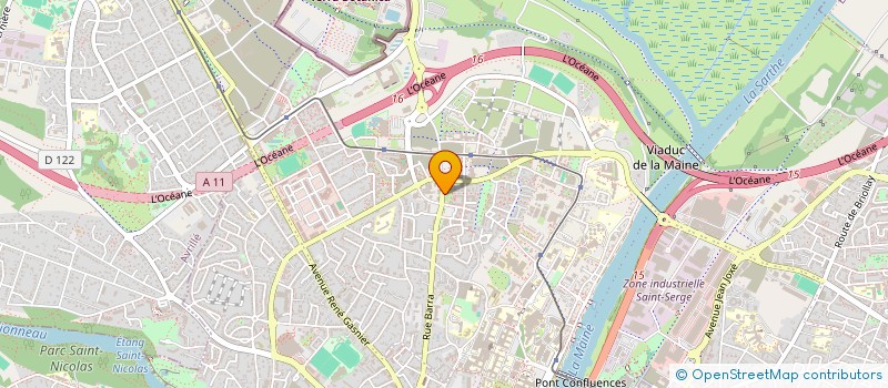 localisation de l'entreprise MAISON DE SANTE PLURIDISCIPLINAIRE DE VERNEAU à ANGERS