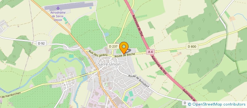 localisation de l'entreprise MAISON DE SANTE PLURIDISCIPLINAIRE DES CIGOGNES  SARRE-UNION