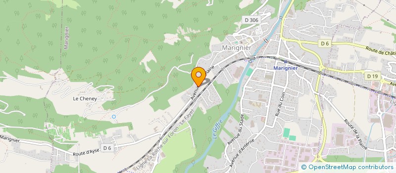 localisation de l'entreprise MAISON DE SANTE PLURIDISCIPLINAIRE DU MOLE  MARIGNIER