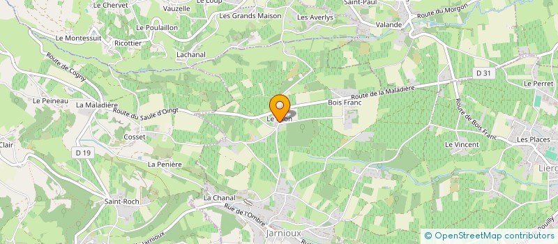 localisation de l'entreprise MAISON DE SANTE PLURIDISCIPLINAIRE (MSP) DES HAUTS DE LIERGUES à PORTE-DES-PIERRES-DOREES