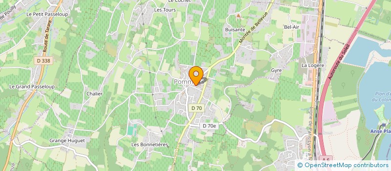 localisation de l'entreprise MAISON DE SANTE PLURIPROFESIONNELLE DE POMMIERS  POMMIERS