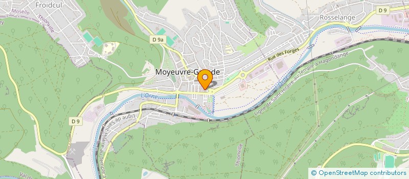 localisation de l'entreprise MAISON DE SANTE PLURIPROFESIONNELLE DU CONROY  MOYEUVRE GRANDE