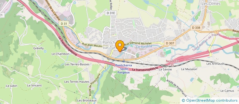 localisation de l'entreprise MAISON DE SANTE PLURIPROFESSIONELLE  BEL AIR  VINDRY-SUR-TURDINE