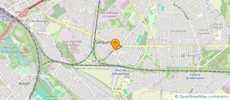 localisation de l'entreprise MAISON DE SANTE PLURIPROFESSIONNELLE APOLLO  SALLAUMINES