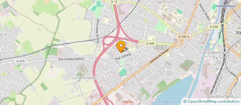 localisation de l'entreprise MAISON DE SANTE PLURIPROFESSIONNELLE CHASSE ROYALE DE VALENCIENNES à VALENCIENNES