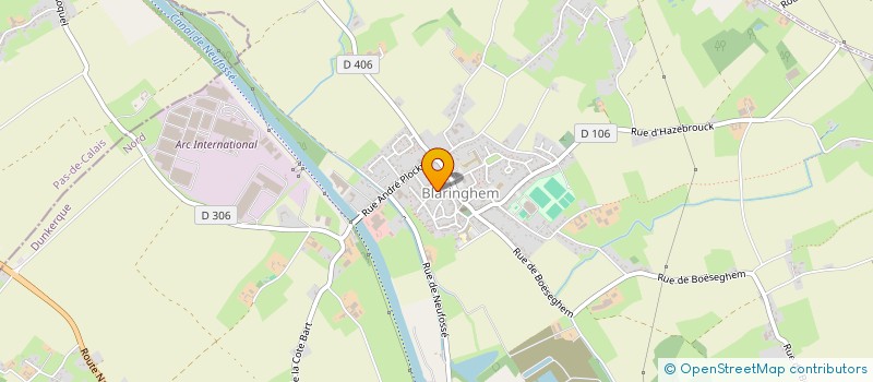 localisation de l'entreprise MAISON DE SANTE PLURIPROFESSIONNELLE DE BLARINGHEM  BLARINGHEM