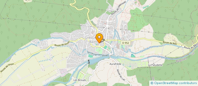 localisation de l'entreprise MAISON DE SANTE PLURIPROFESSIONNELLE DE GREOUX LES BAINS à GREOUX-LES-BAINS