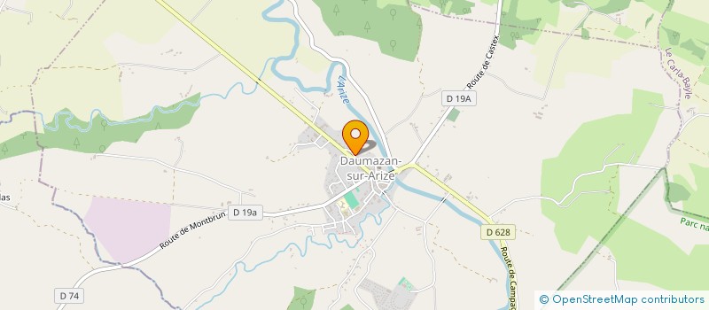localisation de l'entreprise MAISON DE SANTE PLURIPROFESSIONNELLE DE L'ARIZE à DAUMAZAN-SUR-ARIZE
