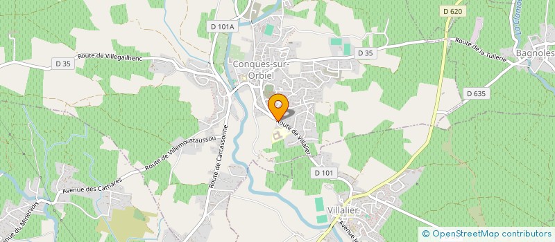 localisation de l'entreprise MAISON DE SANTE PLURIPROFESSIONNELLE DE L'ORBIEL à CONQUES-SUR-ORBIEL