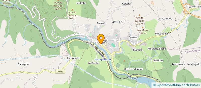 localisation de l'entreprise MAISON DE SANTE PLURIPROFESSIONNELLE DE LAROQUEBROU à LAROQUEBROU