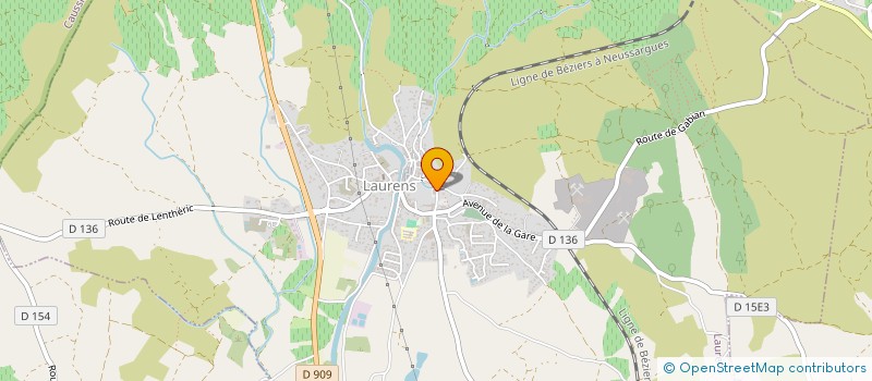 localisation de l'entreprise MAISON DE SANTE PLURIPROFESSIONNELLE DE LAURENS  LAURENS