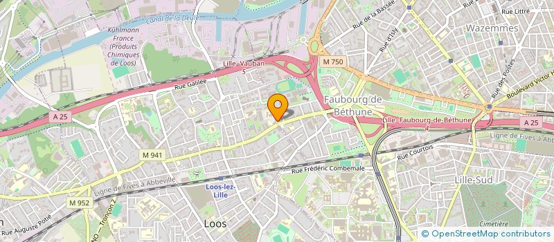 localisation de l'entreprise MAISON DE SANTE PLURIPROFESSIONNELLE DE LOMME BOURG  LILLE