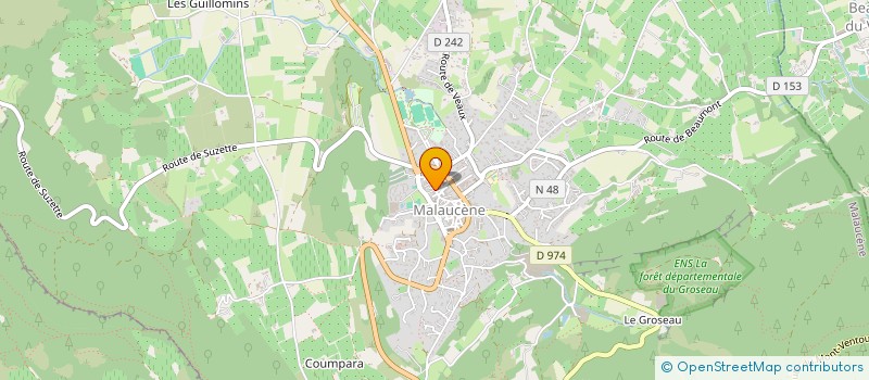 localisation de l'entreprise MAISON DE SANTE PLURIPROFESSIONNELLE DE MALAUCENE  MALAUCENE