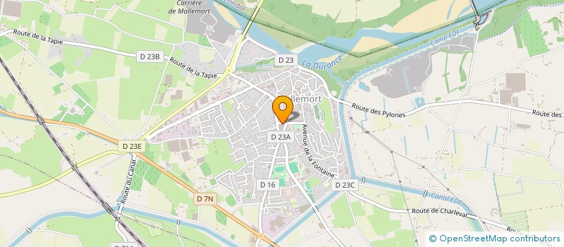 localisation de l'entreprise MAISON DE SANTE PLURIPROFESSIONNELLE DE MALLEMORT  MALLEMORT