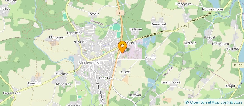 localisation de l'entreprise MAISON DE SANTE PLURIPROFESSIONNELLE DE MERLEVENEZ  MERLEVENEZ
