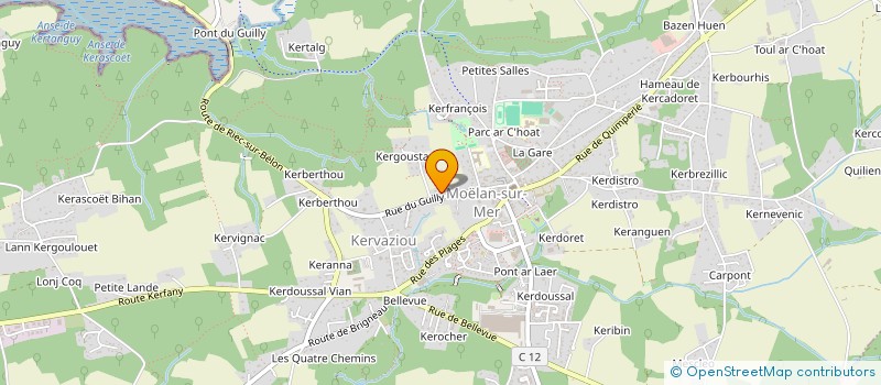 localisation de l'entreprise MAISON DE SANTE PLURIPROFESSIONNELLE DE MOELAN-SUR-MER  MOELAN-SUR-MER