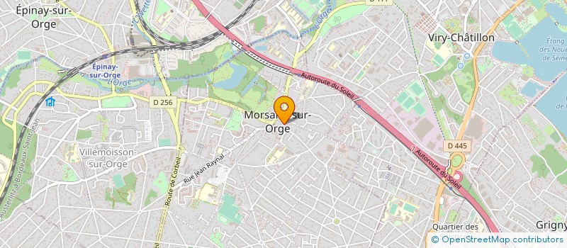 localisation de l'entreprise MAISON DE SANTE PLURIPROFESSIONNELLE DE MORSANG SUR ORGE  MORSANG-SUR-ORGE