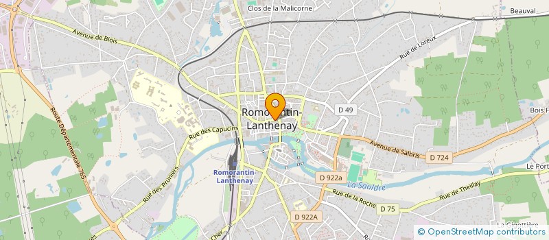 localisation de l'entreprise MAISON DE SANTE PLURIPROFESSIONNELLE DE VILLEFRANCHE SUR CHER  VILLEFRANCHE-SUR-CHER