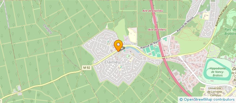 localisation de l'entreprise MAISON DE SANTE PLURIPROFESSIONNELLE DE VILLERS LES NANCY  VILLERS-LES-NANCY