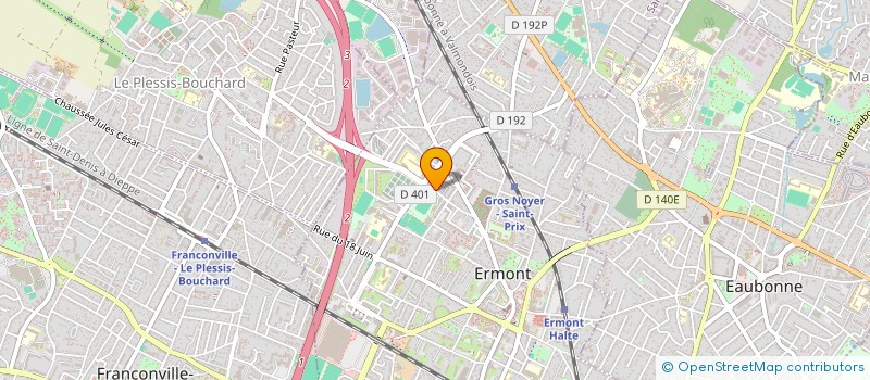localisation de l'entreprise MAISON DE SANTE PLURIPROFESSIONNELLE DES CHENES à ERMONT