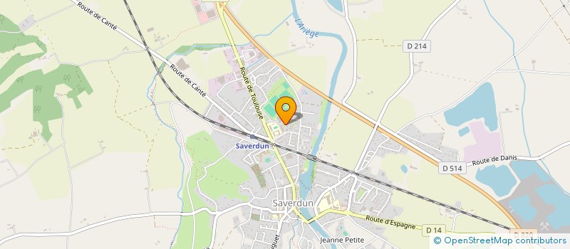 localisation de l'entreprise MAISON DE SANTE PLURIPROFESSIONNELLE DES PORTES D'ARIEGE à SAVERDUN