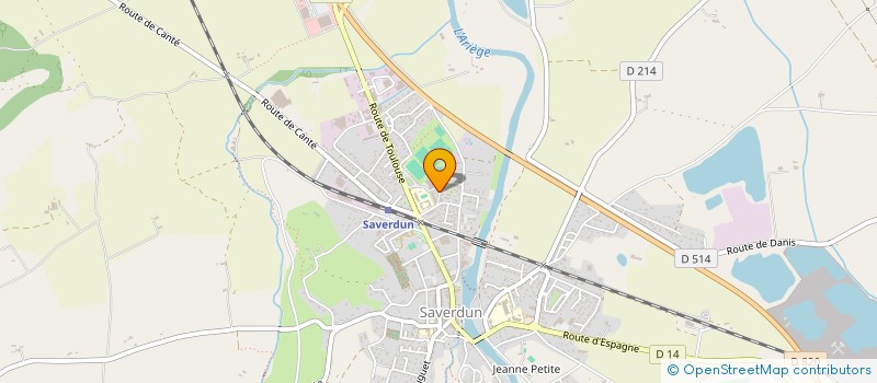 localisation de l'entreprise MAISON DE SANTE PLURIPROFESSIONNELLE DES PORTES D'ARIEGE à SAVERDUN