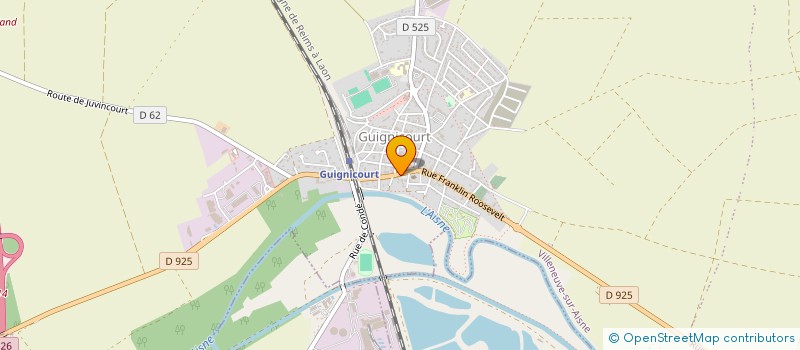 localisation de l'entreprise MAISON DE SANTE PLURIPROFESSIONNELLE DU BORD DE L'AISNE à VILLENEUVE-SUR-AISNE